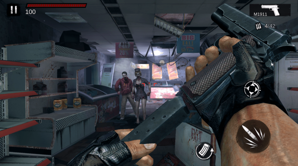 Zombie Frontier 4: Sniper Warのゲーム画面